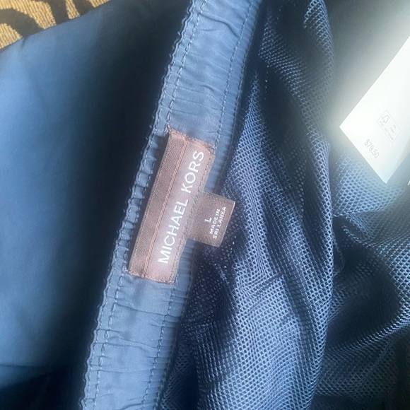 Michael Kors Blue Swim Trunks. 2 left - Picture 6 of 7